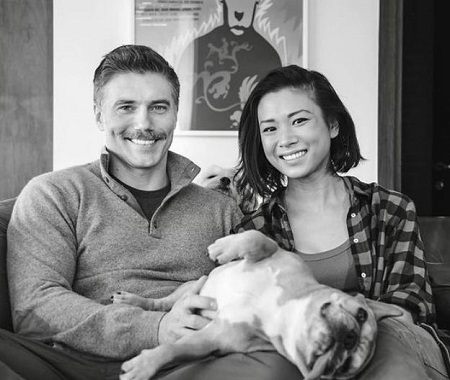 The photographer Darah Trang is the wife of an American actor Anson Mount.