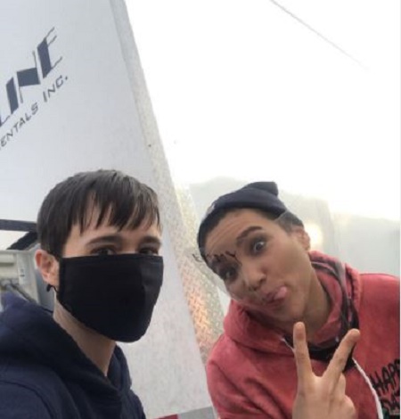 Elliot Page Posted The Snap With Actress and Singer, Emmy Raver-Lampman On Instagram