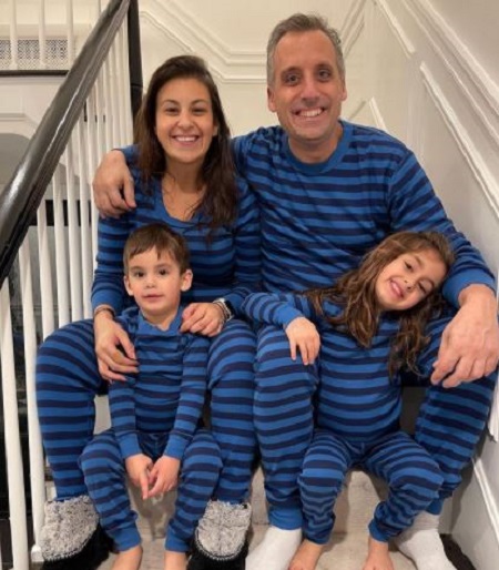 Bessy Gatto and Joe Gatto With Their Children, Milana Francis Gatto, and Remington Joseph Gatto