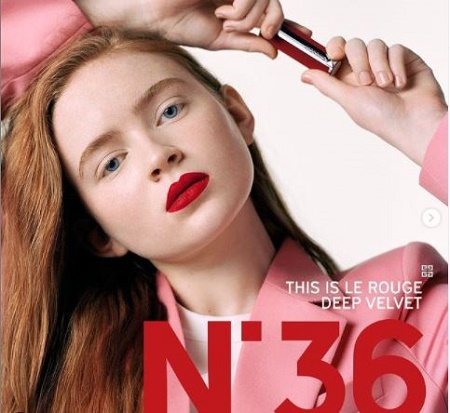 Sadie Sink's Photoshoot For Le Rouge Deep