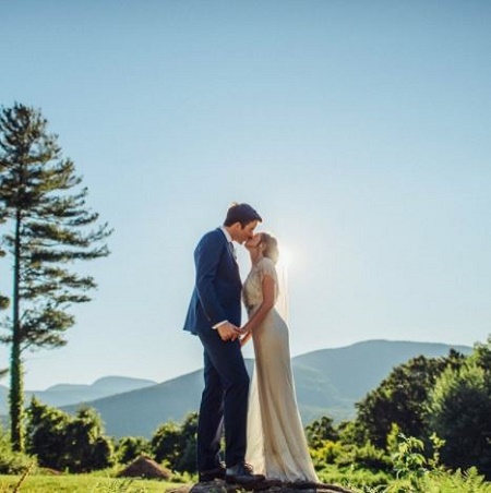 The Wedding Picture Of Anna Marie Tendler and John Mulaney