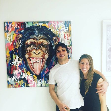 Efraim Diveroli with his lovely sibling sister.