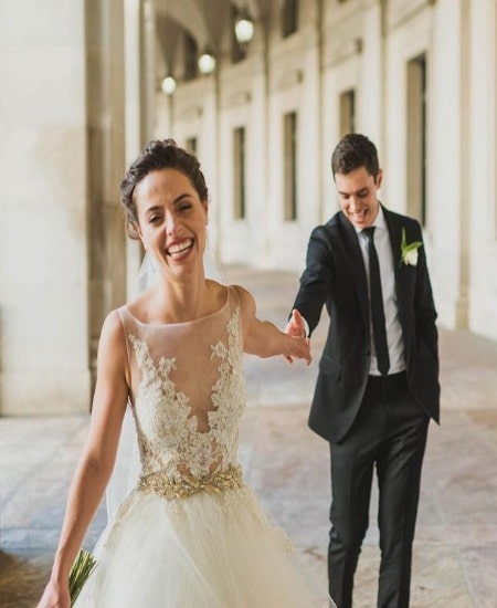 Adrienne DiPiazza and her longtime boyfriend-turned fiance, Matt McTague at the time of wedding ceremony. Does Adrienne gave birth to a daughter with her husband, Matt?