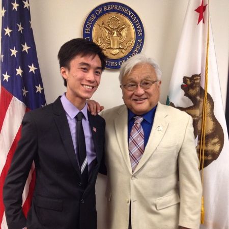 Alex Lee with former Rep. Michael Makoto Honda.  