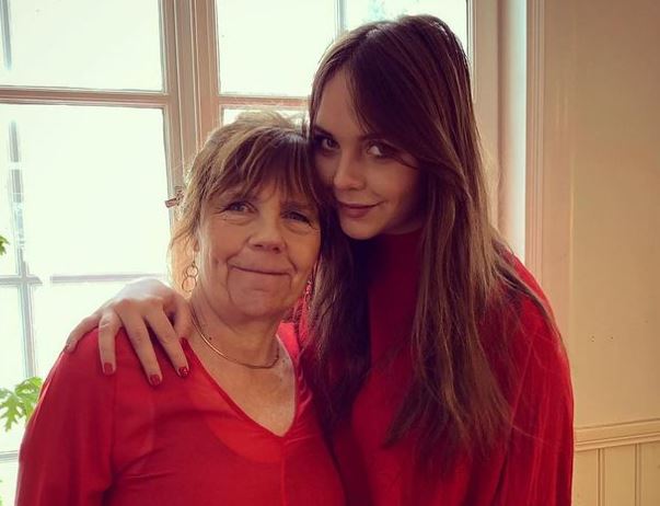 My Skarsgard with her only daughter Eija Skarsgard.