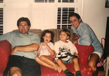 Nicole Lopez-Alvar with her family at Jewish Adoption and Family Care Option Centre. Where Nicole completed her education?