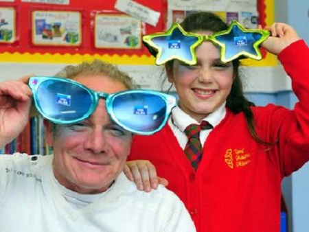  Peter Mullan With His Daughter, Sophia Mullan