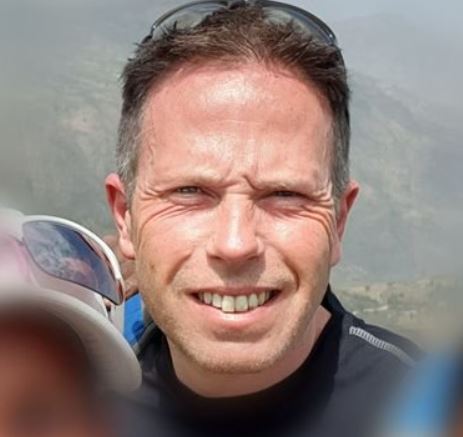 Naga Munchetty's husband James Haggar.