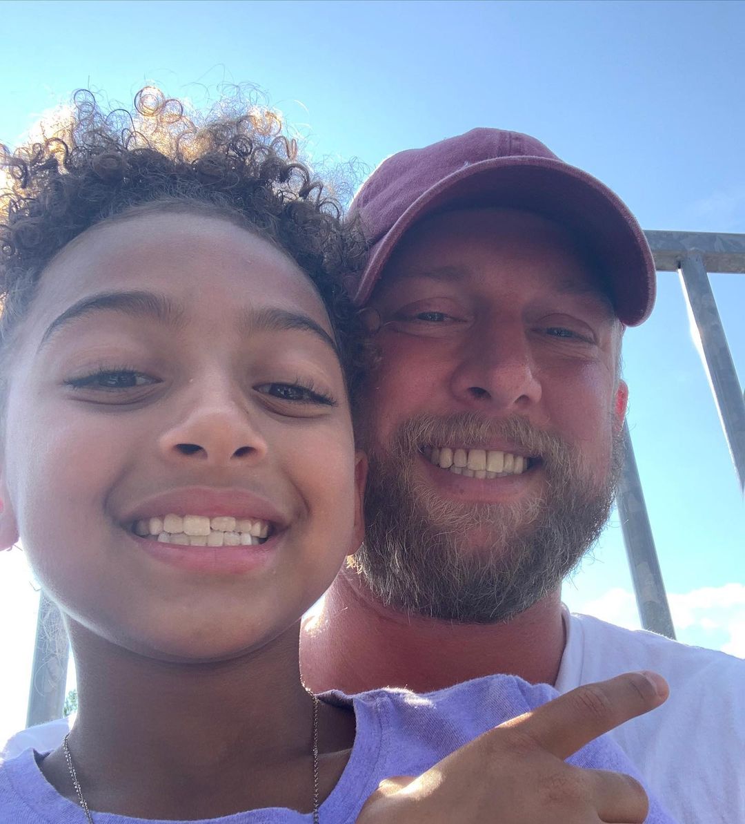Kyle Chrisley with his daughter, Chloe Chrisley.