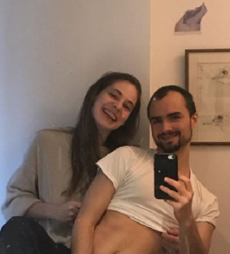 Rhys Tivey's Taking a Mirror Sefliee With Girl Natalie