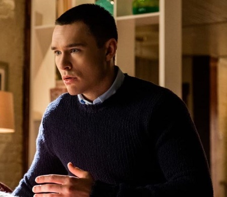 Sam Underwood as Adam Carrington on Dynasty 