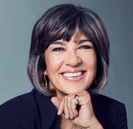 The journalist Christine Amanpour hosts CNN International's nightly interview program 'Amanpour.'