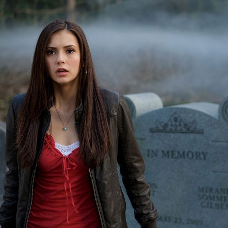Nina Dobrev as Elena Gilbert on The Vampire Diaries