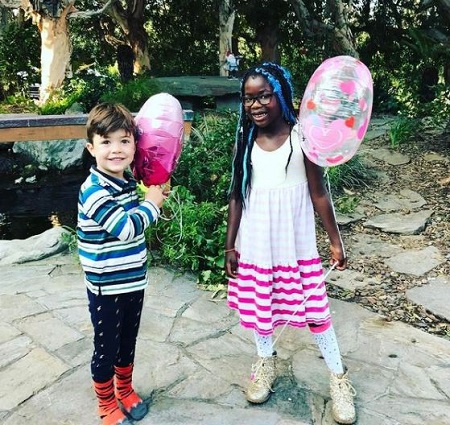 Lukensia Michaels Rhoades With Her Younger Brother, Phoenix Michaels Rhoades