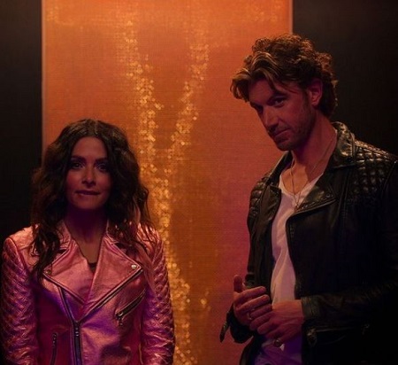  Adam Demos and Sarah Shah Portrayed As Brad Simon and Billie Connelly Resp. In The Netflix Series, Sex/Life