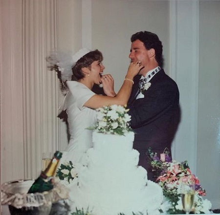 Katie Couric and Jay Monahan During Their Wedding Day