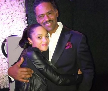 Richard Lawson with her daughter Bianca Lawson (actress).