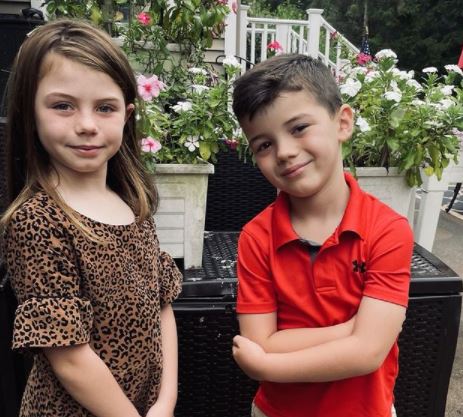 Joe Concha and Jean Eileen's daughter and son