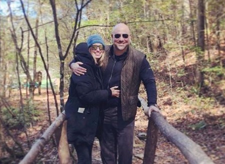 Stephanie Abrams and her partner at Blackberry Farm.