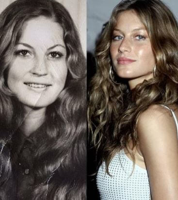 Gisele Bundchen showcasing her mother's beauty