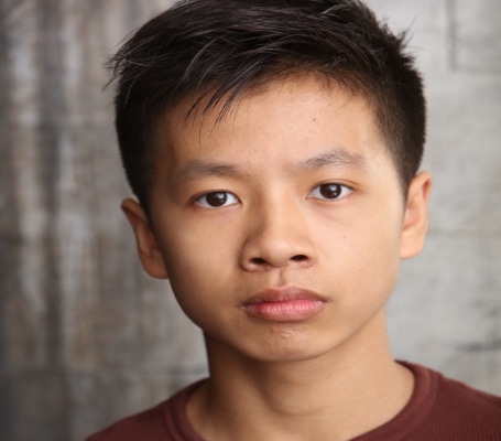 Ryan Phuong posing for a photo shoot. 