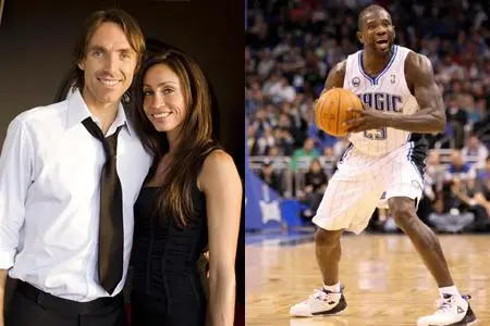 Photo of Steve Nash, Alejandra Amarilla and Jason Richardson. 