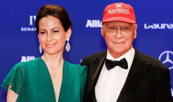 Niki Lauda and his second wife Birgit Wetzinger