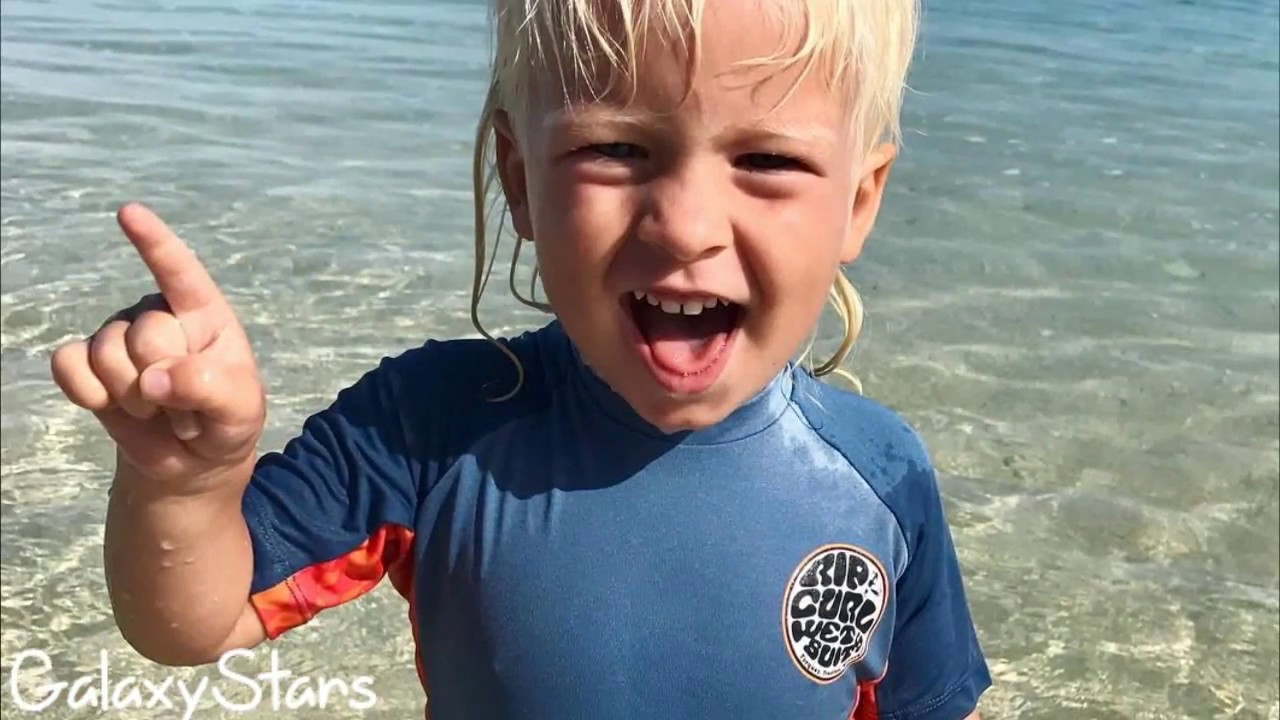 Tobias Dirks enjoying the beach