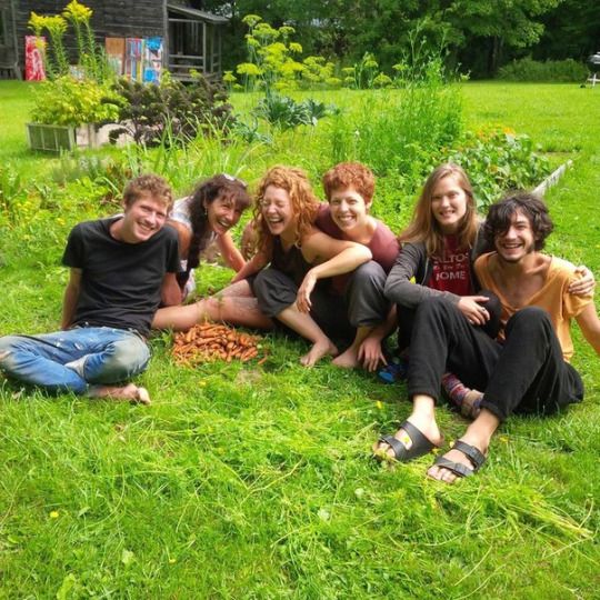 Saiya Miller with her friends and family