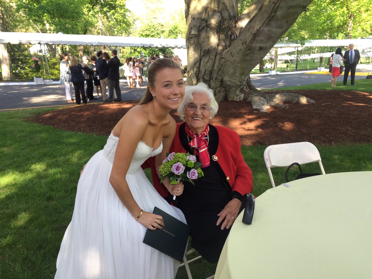 Olivia Bastianich congratulates Nonna Erminia and Noni Lidia