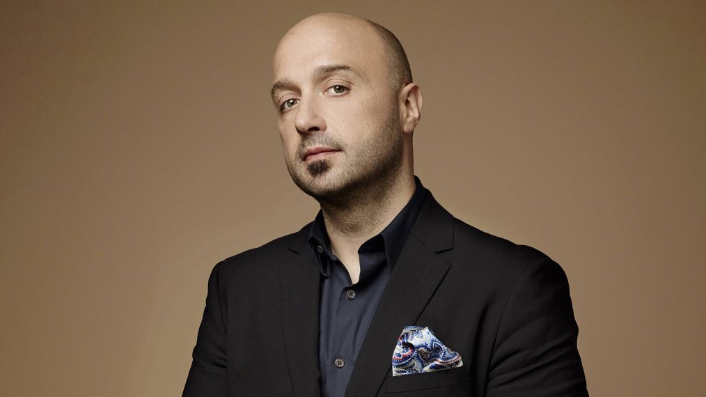 Joe Bastianich In A Black Suit