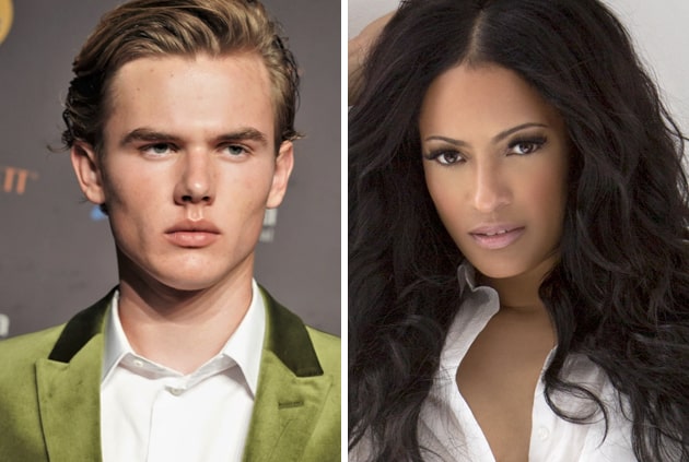 Garrett Wareing with his co-actress Melisa de Sousa