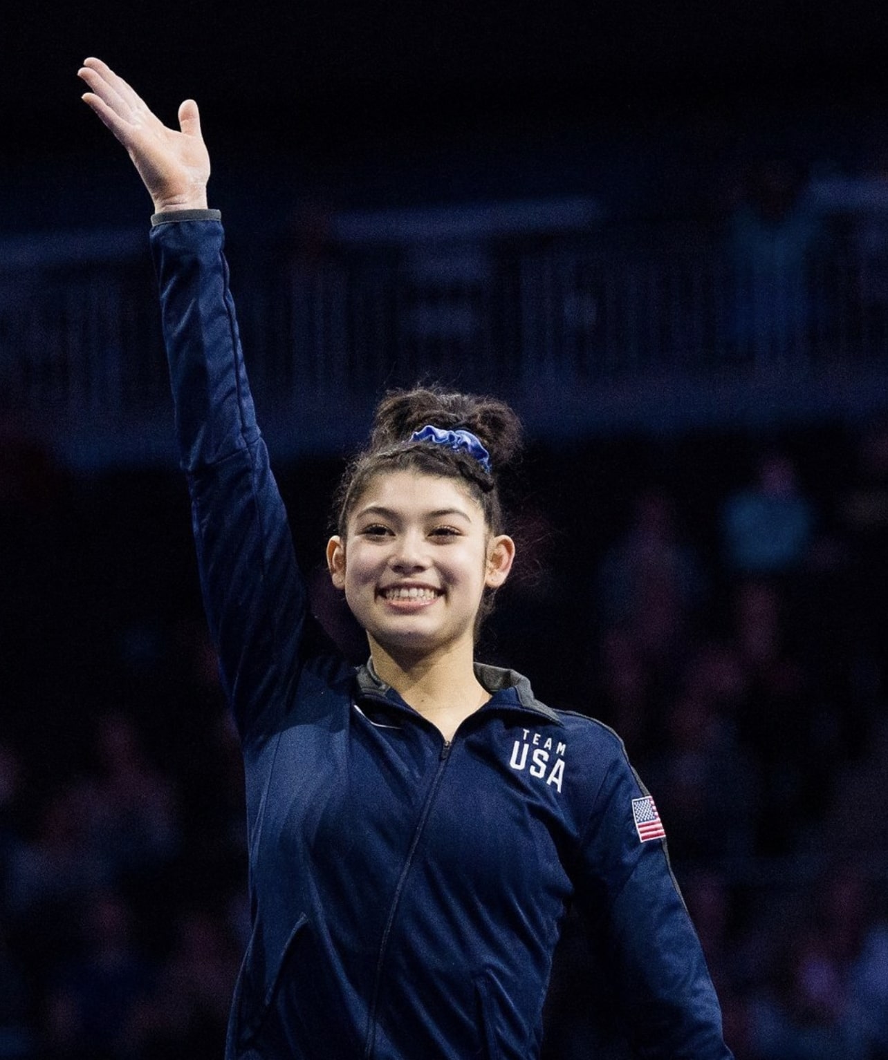 Kayla DiCello raising right hand