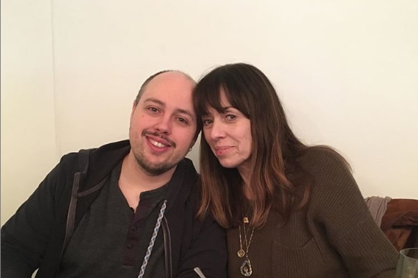 Shane Barakan with his mother Mackenzie Phillips
