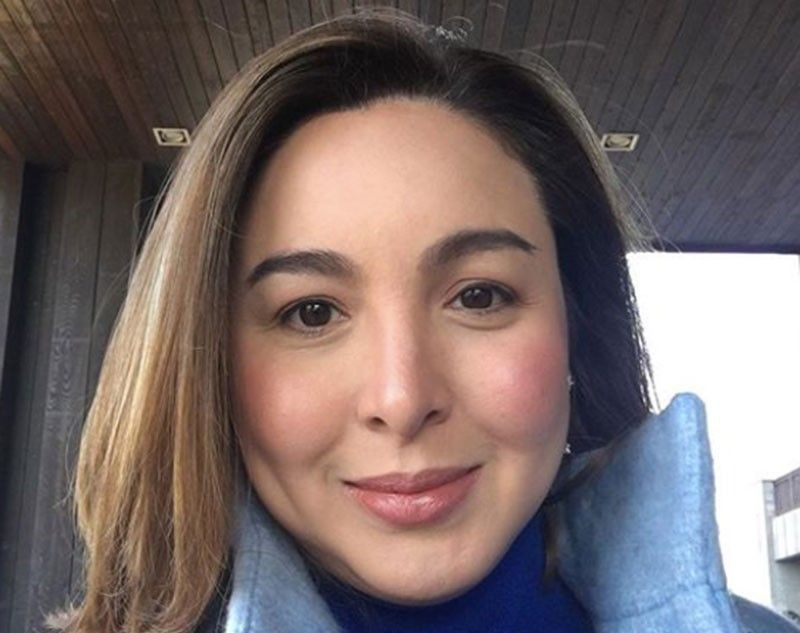 Marjorie Barretto in a smiley face