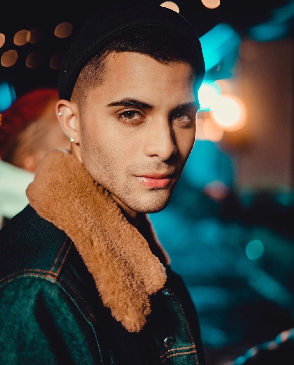 Erick Brian Colon posing for a photoshoot.