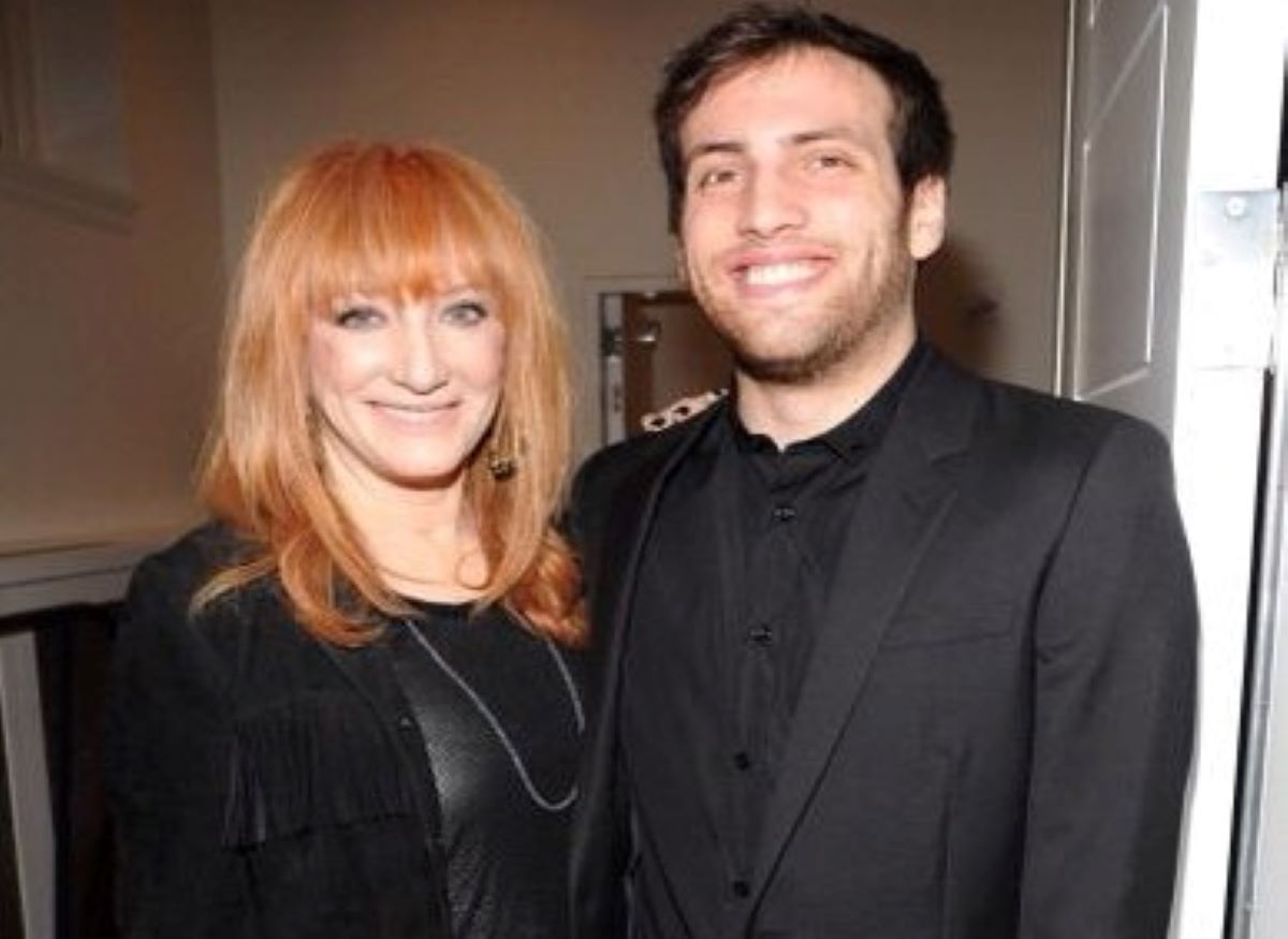 Evan James Springsteen and his mother Patti Scialfa.