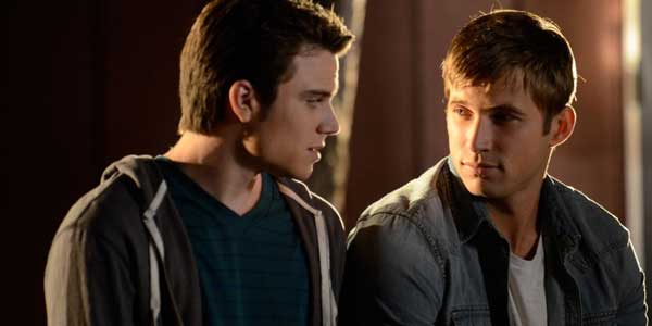 Gary Entin and his twin brother Edmund Entin in a frame