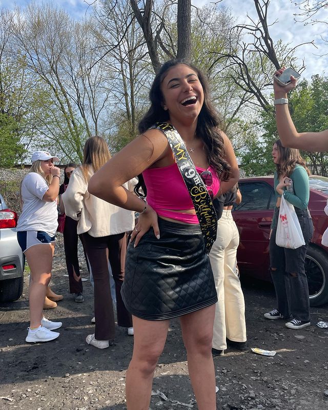 Sofia Valastro posing while celebrating her 19th birthday.