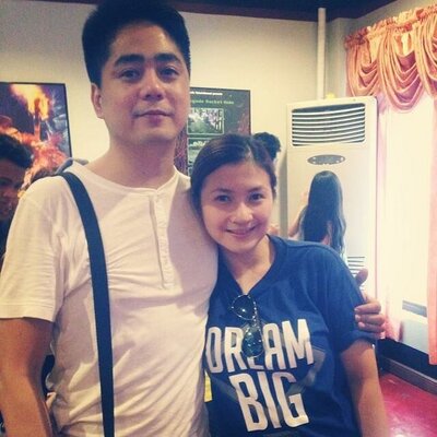 Elcid Evidente with her first husband Nino Guerrero