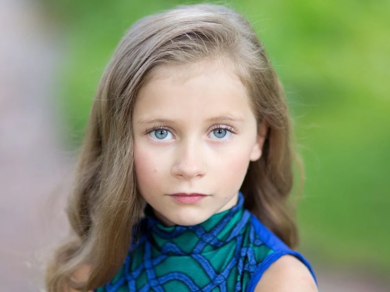 Elliana Walmsley in her childhood days