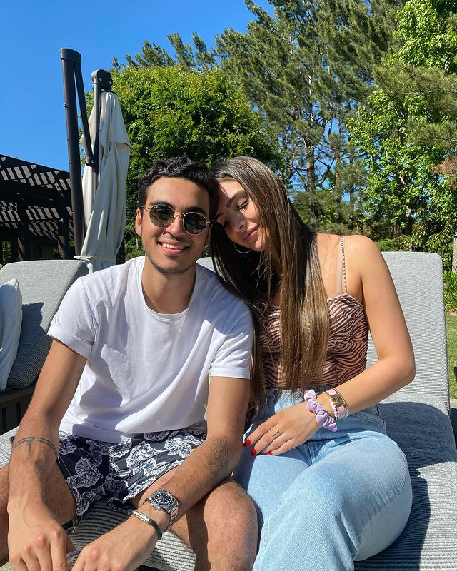 Sophia Umansky with her boyfriend 