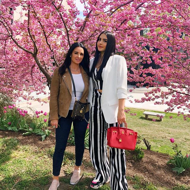 Sophia Umansky with her mother Kyle Richards