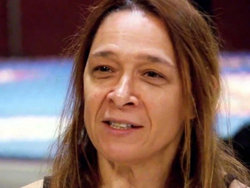 AnnMaria De Mars  was captured in a smiley face. 