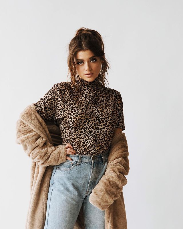 Brielle Barbusca was posing for her Instagram feed.