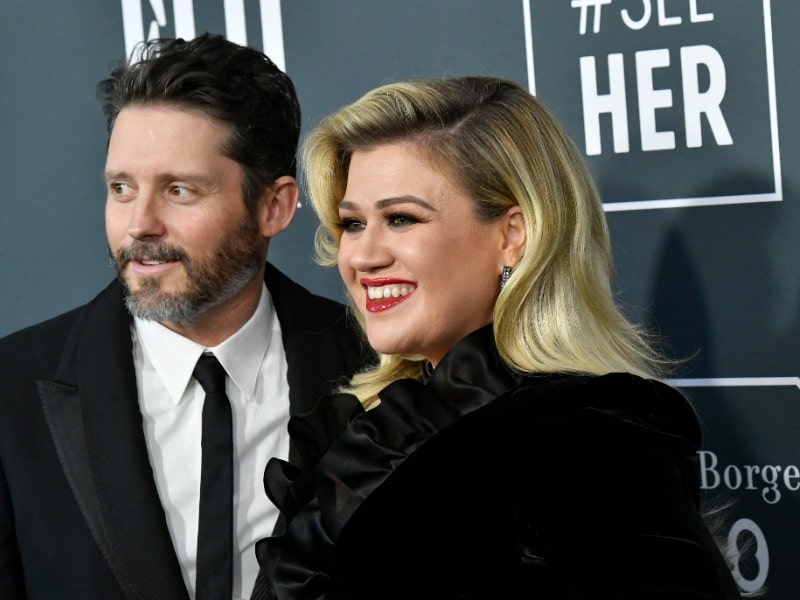 Remington Alexander Blackstock's father Brandon Blackstone and mother Kelly Clarkson.