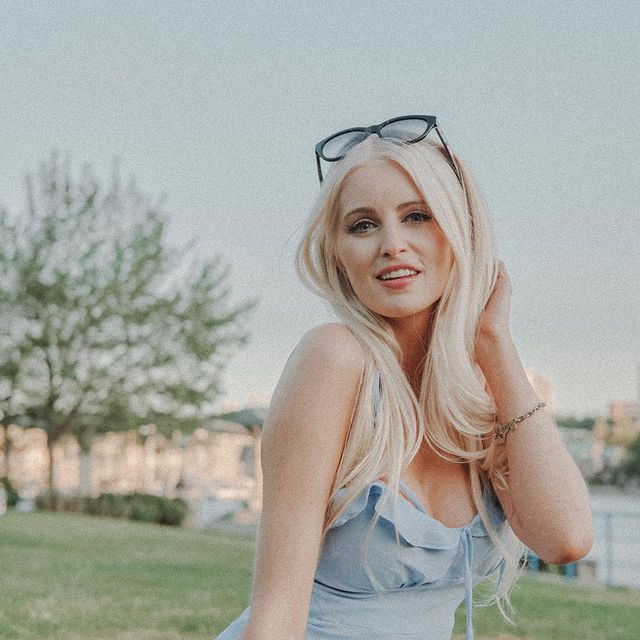  Photo of Michelle Molineux in dark grey hair and wearing spectacle in her head