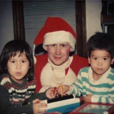 Photo of Sam Milby along with her elder sister Ada Milby.