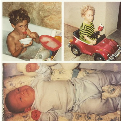 Photo of Brock Ciarlelli during his childhood. 