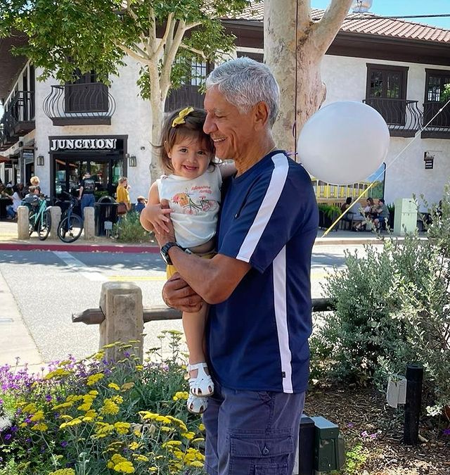 Picture of Ektor Rivera's father Hector Rivera Sr and his daughter Bria Yaré